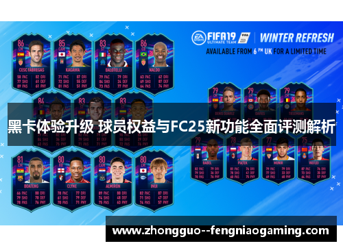 黑卡体验升级 球员权益与FC25新功能全面评测解析